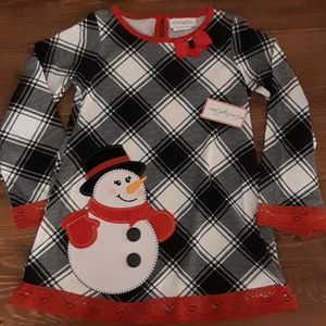 Girls two piece Snowman outfit